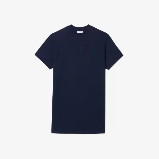 Robe T-Shirt Oversize Broderie Tennis | Lacoste Discount