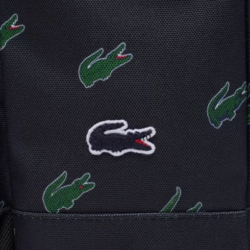 Sac A Dos A Imprime Crocodile | Lacoste Cheap