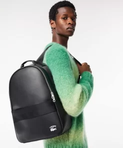 Sac A Dos Practice En Cuir Enduit | Lacoste New