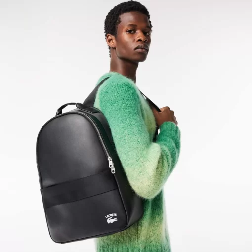 Sac A Dos Practice En Cuir Enduit | Lacoste New