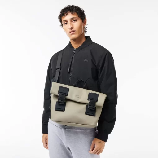 Sac A Roll-Top Avec Poche Pour Ipad 12.9 | Lacoste Fashion