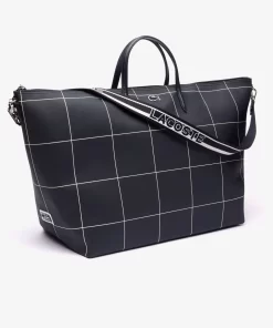 Sac Cabas L.12.12 Xxl En Toile Enduite A Carreaux | Lacoste Flash Sale