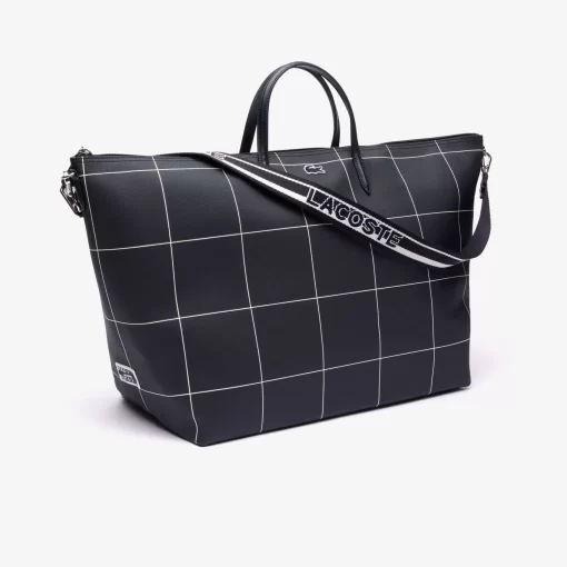 Sac Cabas L.12.12 Xxl En Toile Enduite A Carreaux | Lacoste Flash Sale