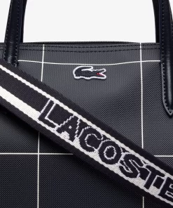 Sac Cabas L.12.12 Xxl En Toile Enduite A Carreaux | Lacoste Flash Sale