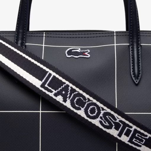 Sac Cabas L.12.12 Xxl En Toile Enduite A Carreaux | Lacoste Flash Sale