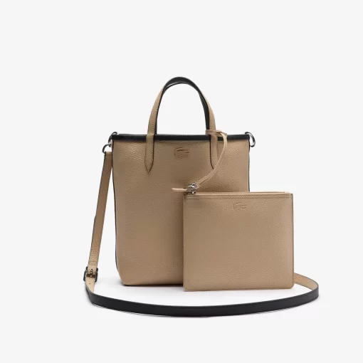 Sac Cabas Reversible Anna En Toile Enduite | Lacoste Best Sale