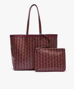 Sac Cabas Zely Moyen Monogramme En Toile Enduite | Lacoste Flash Sale