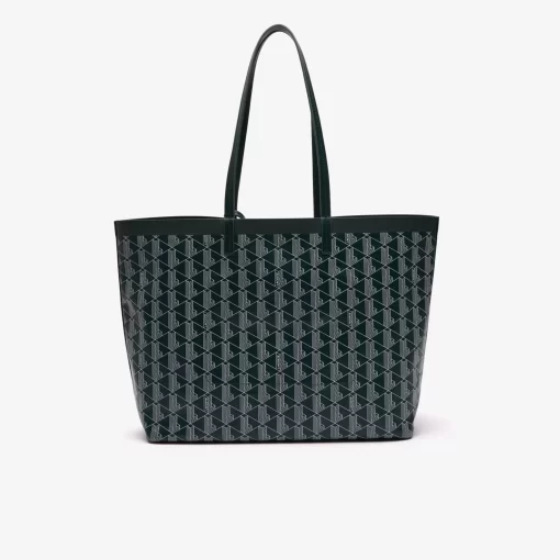 Sac Cabas Zely Moyen Monogramme En Toile Enduite | Lacoste Clearance