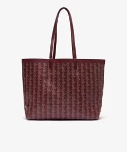 Sac Cabas Zely Moyen Monogramme En Toile Enduite | Lacoste Flash Sale