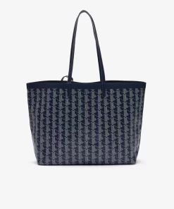 Sac Cabas Zely Moyen Monogramme En Toile Enduite | Lacoste Best Sale