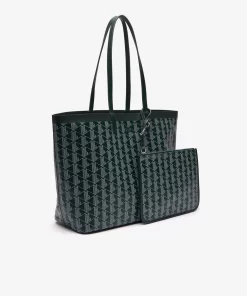 Sac Cabas Zely Moyen Monogramme En Toile Enduite | Lacoste Clearance