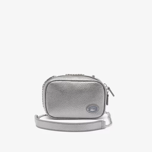 Sac Carre Bandouliere Femme En Cuir Graine | Lacoste Store