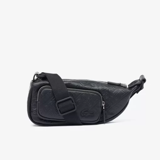 Sac Crossover Alga En Toile Enduite Imprimee | Lacoste New