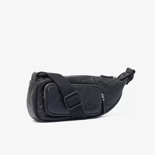 Sac Crossover Alga En Toile Enduite Imprimee | Lacoste New