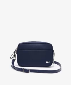 Sac Crossover Daily Lifestyle Moyen En Toile Enduite | Lacoste Discount