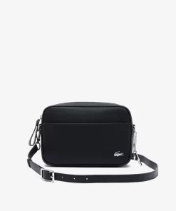 Sac Crossover Daily Lifestyle Moyen En Toile Enduite | Lacoste Discount