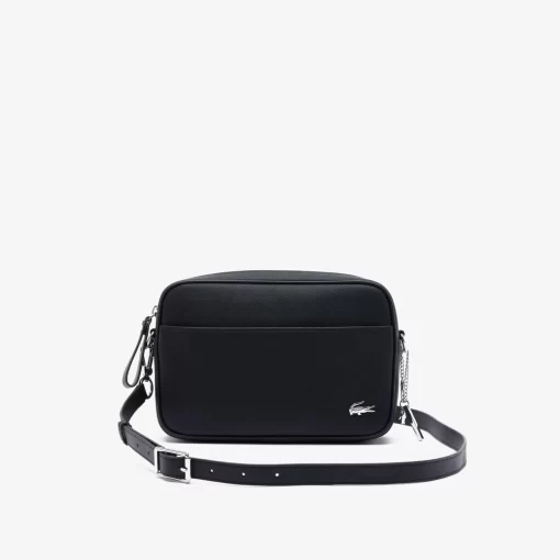 Sac Crossover Daily Lifestyle Moyen En Toile Enduite | Lacoste Discount