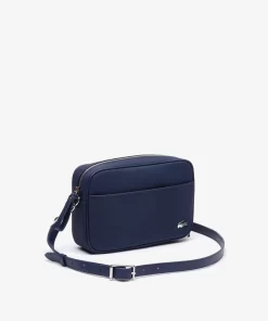 Sac Crossover Daily Lifestyle Moyen En Toile Enduite | Lacoste Discount