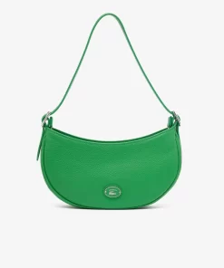 Sac Demi-Lune Femme En Cuir Graine | Lacoste Flash Sale