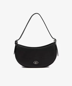 Sac Demi-Lune Femme En Cuir Graine | Lacoste New