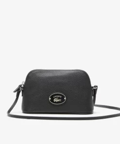 Sac Dome Femme En Cuir Graine A Bandouliere | Lacoste Online