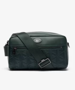 Sac Pochette Avec Imprime Monogramme En Cuir | Lacoste Cheap