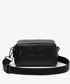 Sac Pochette Avec Imprime Monogramme En Cuir | Lacoste Shop