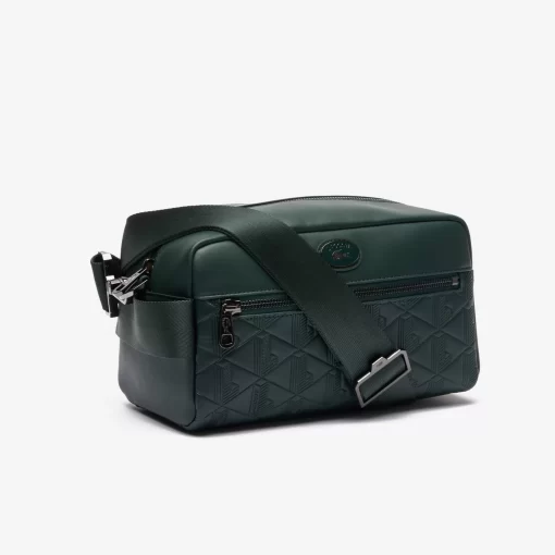 Sac Pochette Avec Imprime Monogramme En Cuir | Lacoste Cheap