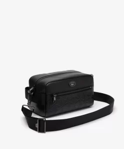 Sac Pochette Avec Imprime Monogramme En Cuir | Lacoste Shop