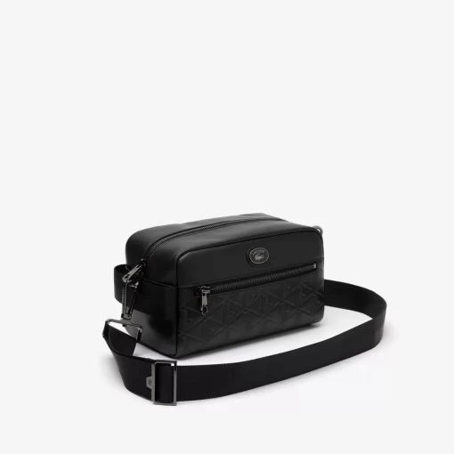 Sac Pochette Avec Imprime Monogramme En Cuir | Lacoste Shop