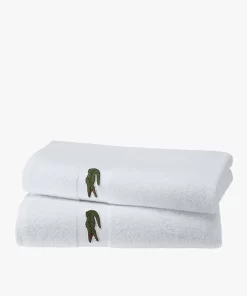 Serviette De Bain L Casual En Coton | Lacoste Clearance