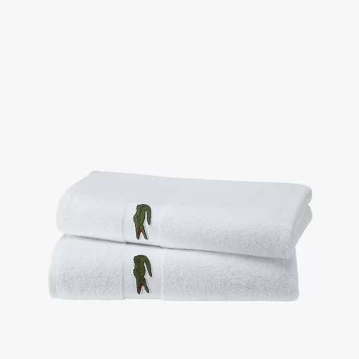 Serviette De Bain L Casual En Coton | Lacoste Clearance