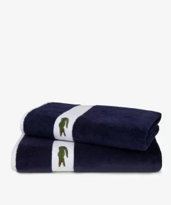 Serviette De Bain L Casual En Coton | Lacoste Online