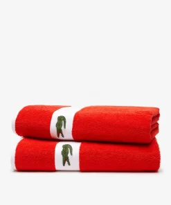 Serviette De Bain L Casual En Coton | Lacoste Sale