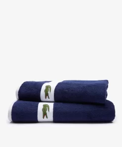 Serviette De Bain L Casual En Coton | Lacoste Online