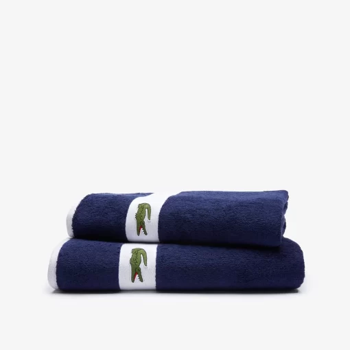 Serviette De Bain L Casual En Coton | Lacoste Online