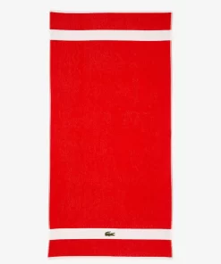 Serviette De Bain L Casual En Coton | Lacoste Sale