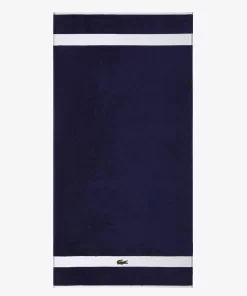 Serviette De Bain L Casual En Coton | Lacoste Online