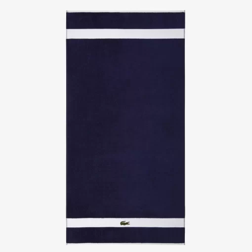 Serviette De Bain L Casual En Coton | Lacoste Online