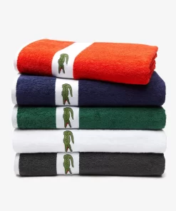 Serviette De Bain L Casual En Coton | Lacoste Clearance