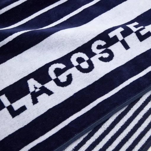 Serviette De Plage L Stripe | Lacoste Sale