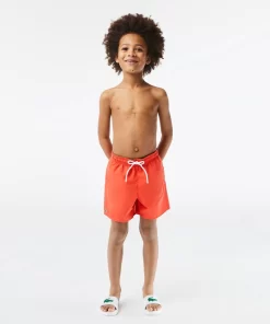 Short De Bain Garçon Uni A Sechage Rapide | Lacoste Discount