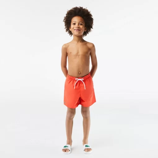 Short De Bain Garçon Uni A Sechage Rapide | Lacoste Discount