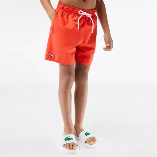 Short De Bain Garçon Uni A Sechage Rapide | Lacoste Discount