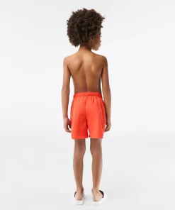 Short De Bain Garçon Uni A Sechage Rapide | Lacoste Discount