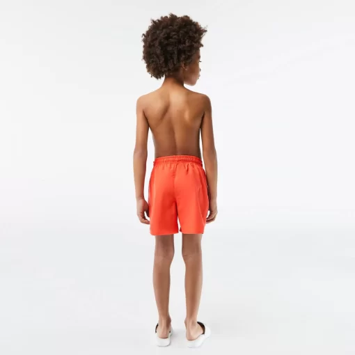 Short De Bain Garçon Uni A Sechage Rapide | Lacoste Discount