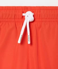 Short De Bain Garçon Uni A Sechage Rapide | Lacoste Discount