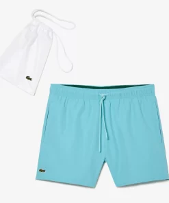 Short De Bain Leger Uni A Sechage Rapide | Lacoste Hot