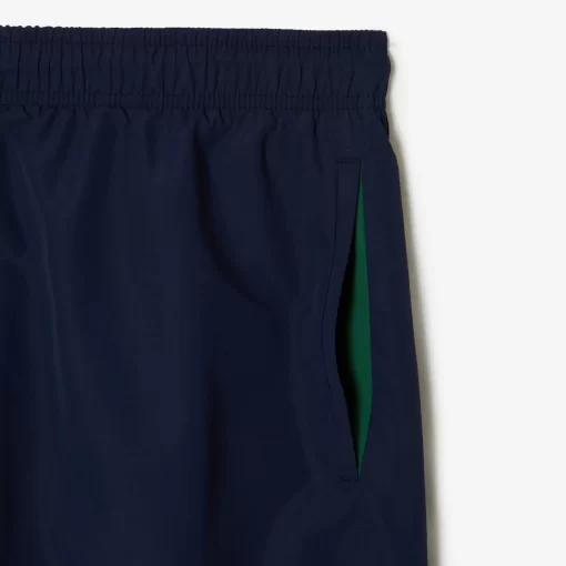 Short De Bain Leger Uni A Sechage Rapide | Lacoste New