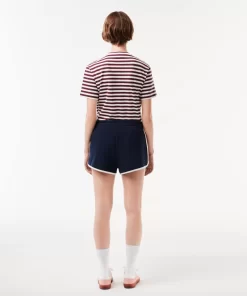 Short Decoupes Contrastees En Pique Double Face | Lacoste Shop